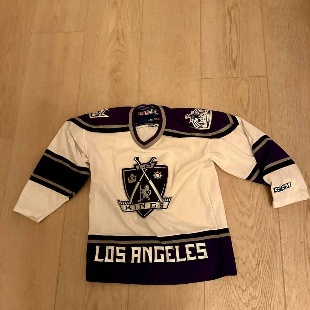 CCM Purple and Gray Hockey Jersey